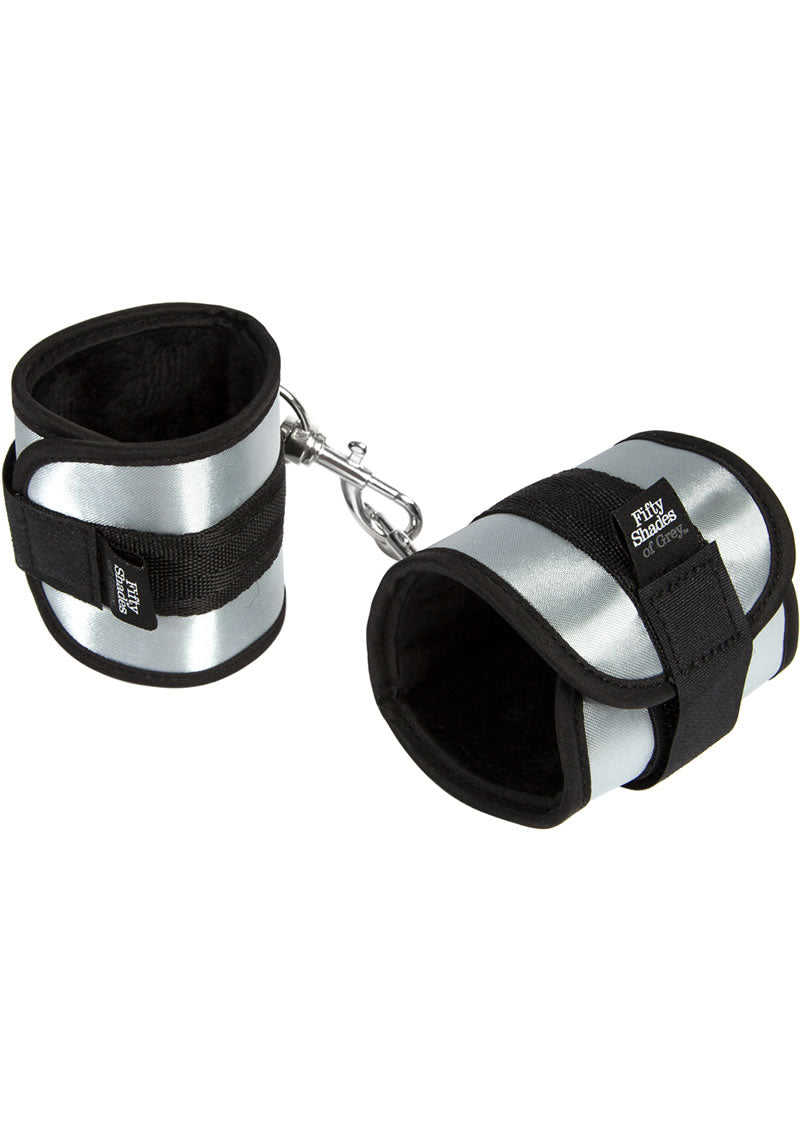Fifty Shades of Grey Totally His Soft Handcuffs - Silver