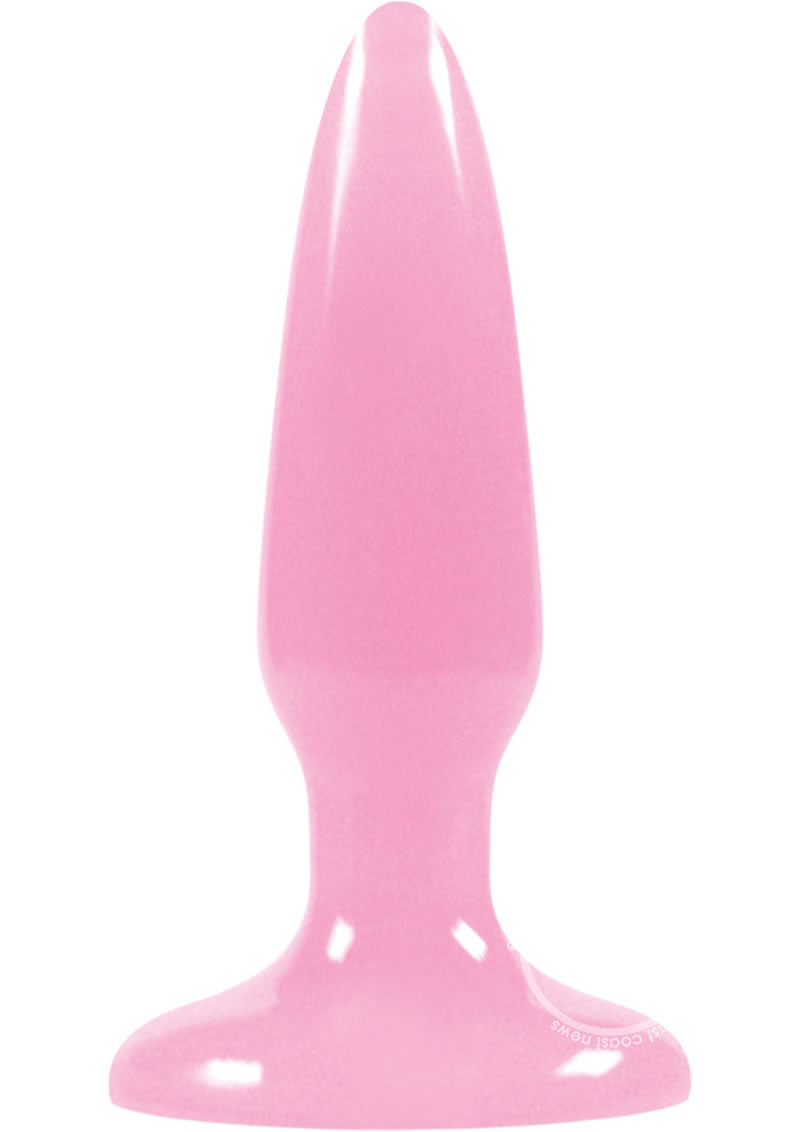 Firefly Pleasure Plug Butt Plug Glow In The Dark - Pink