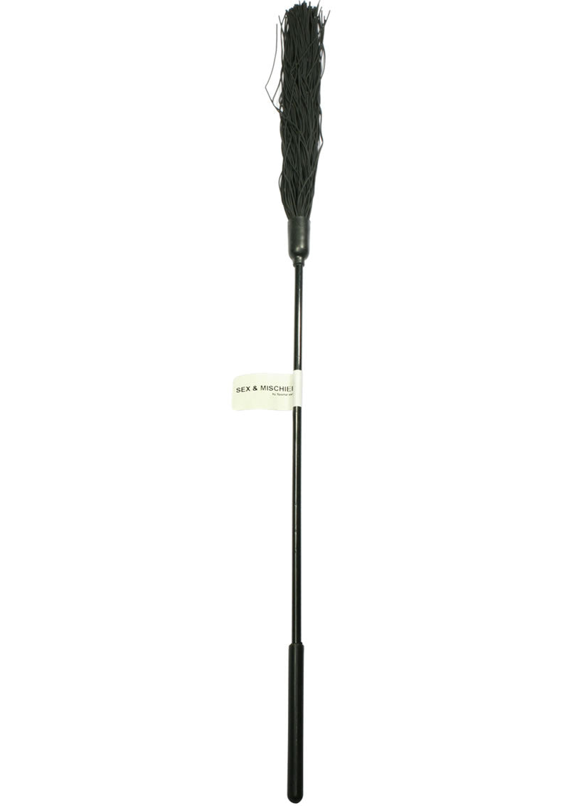Sex & Mischief Rubber Tickler - Black