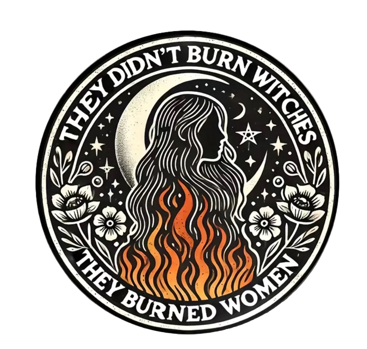 They Didn't Burn Witches Button