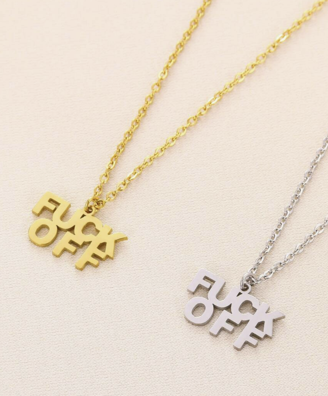 F Off Necklace
