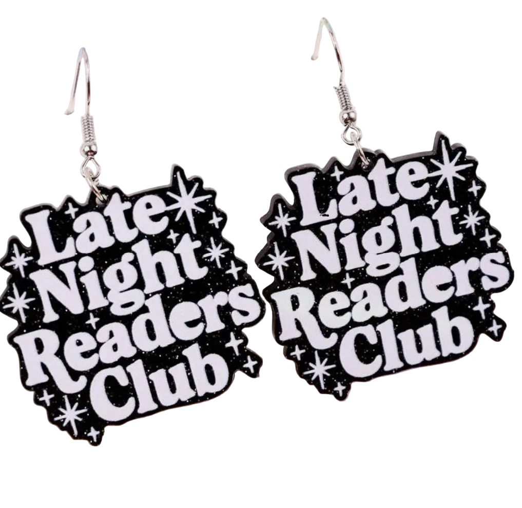 Late Night Readers Club Earrings