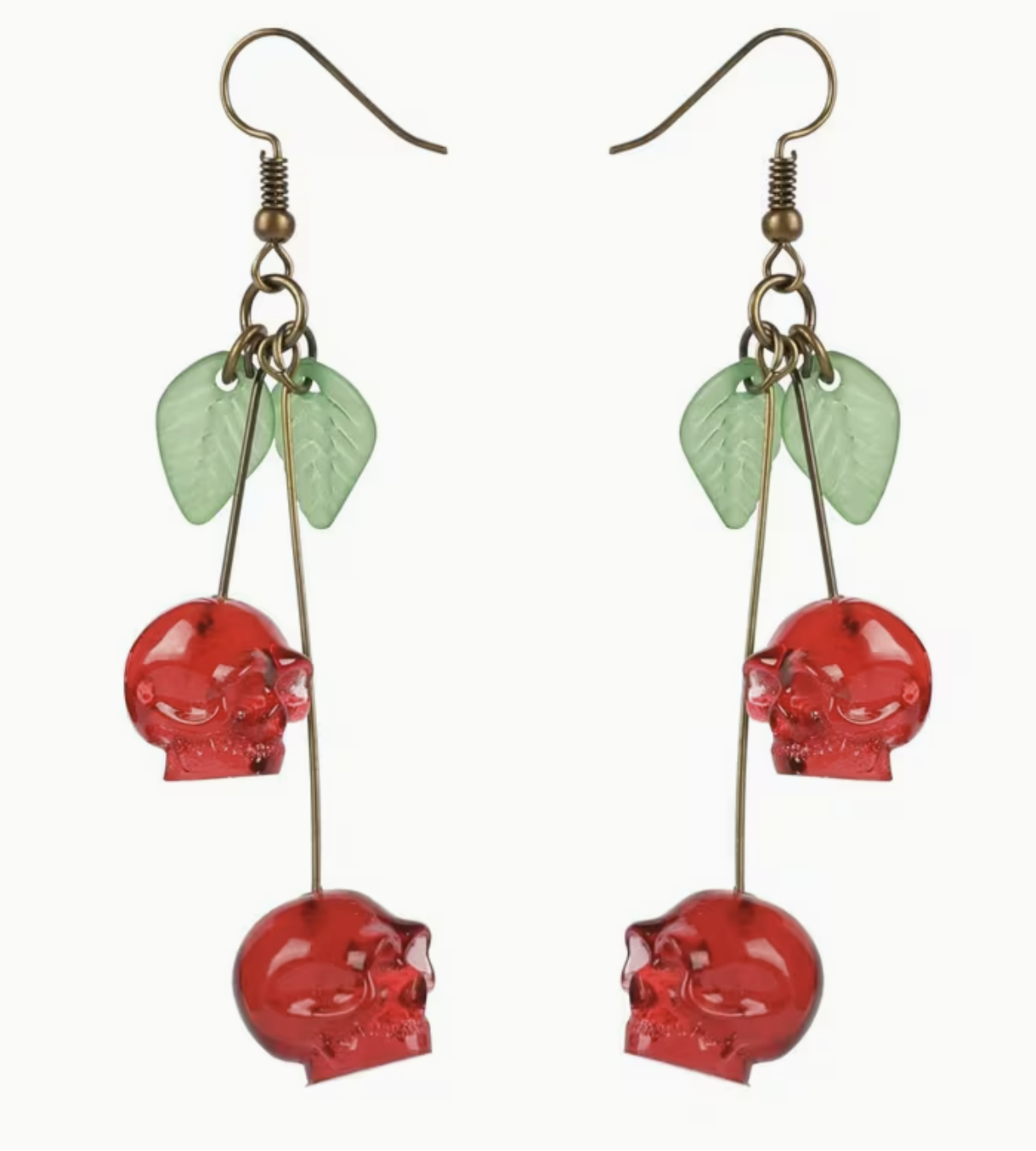 Skull Plant Earrings