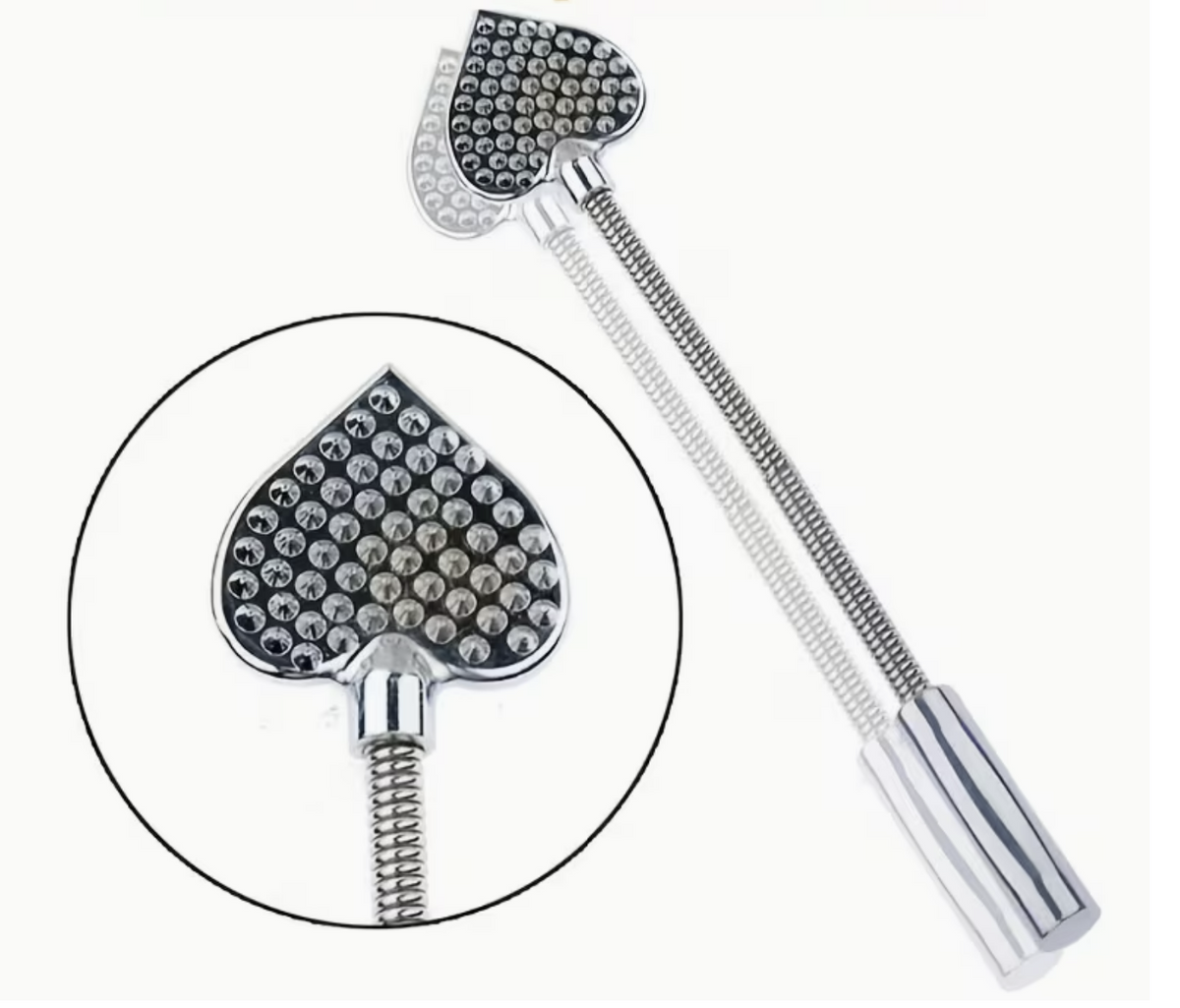Metal Spanking Crop for Impact Play