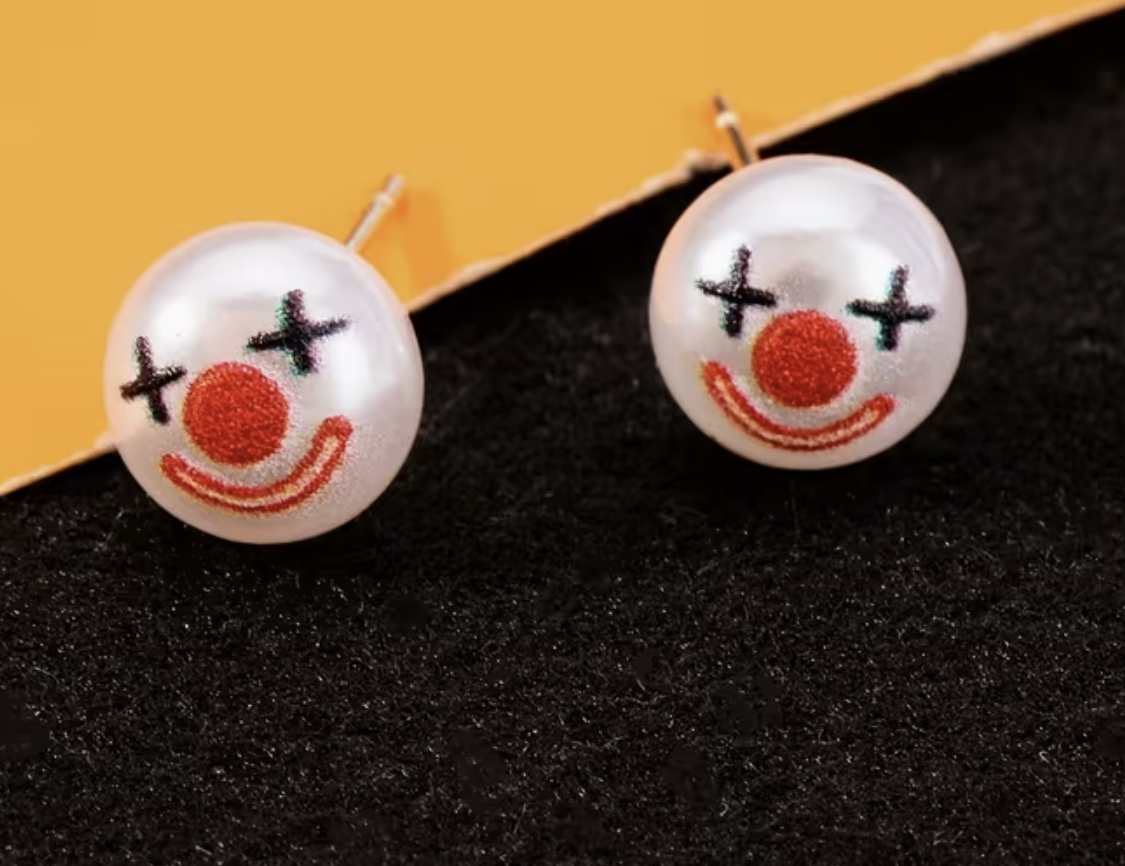 Clown Stud Earrings