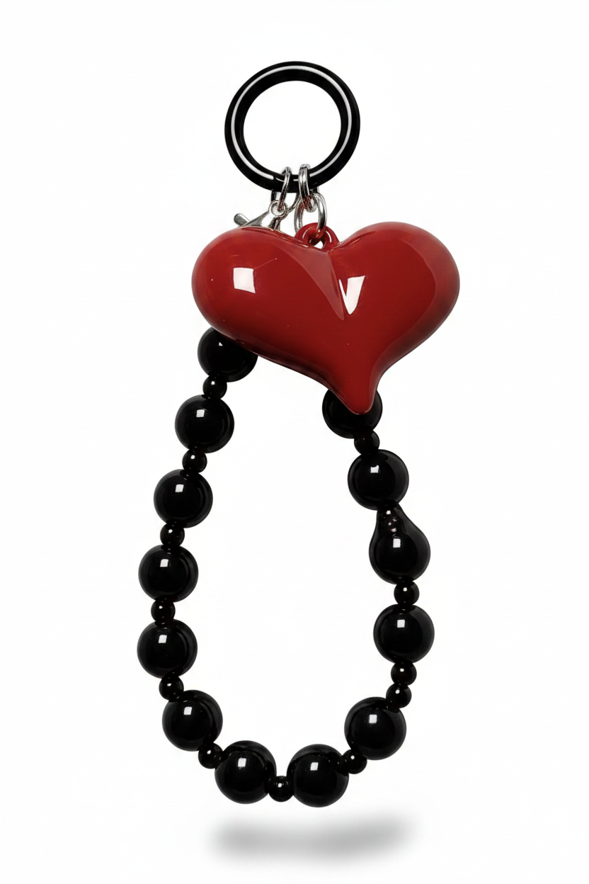 Heart Bag Charm