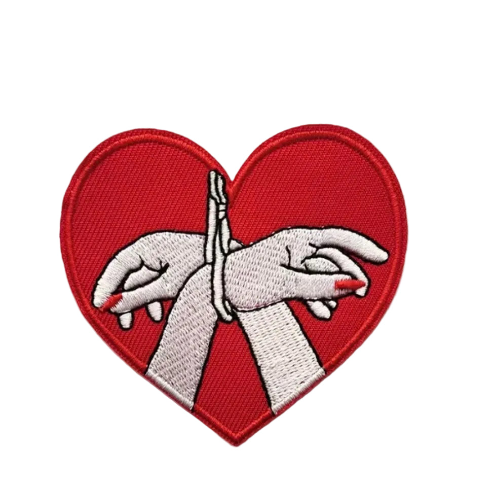 Bound Hands Embroidered Patch