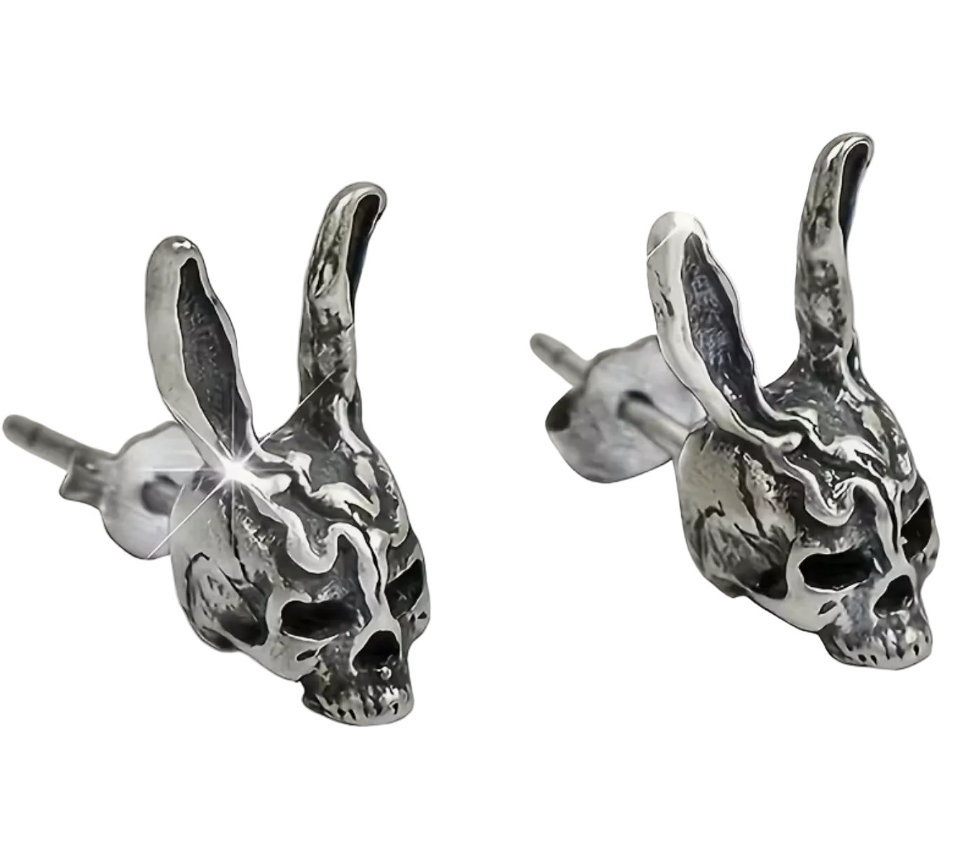 Rabbit Skull Stud Earrings
