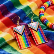 LGBTQIA Flag Earrings