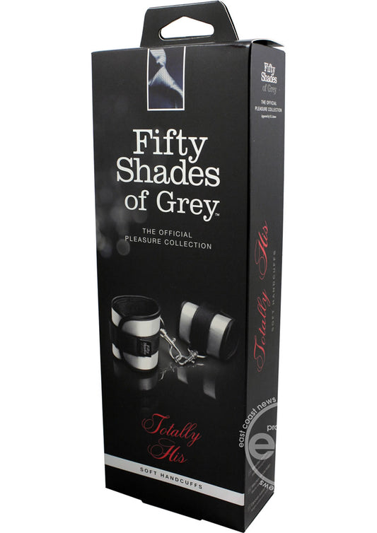 Fifty Shades of Grey Totally His Soft Handcuffs - Silver