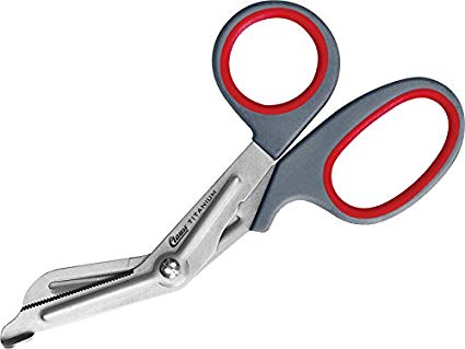 Premium Titanium Bonded Safety Scissors - EMT Shears - Safety Shears - Trauma Shears