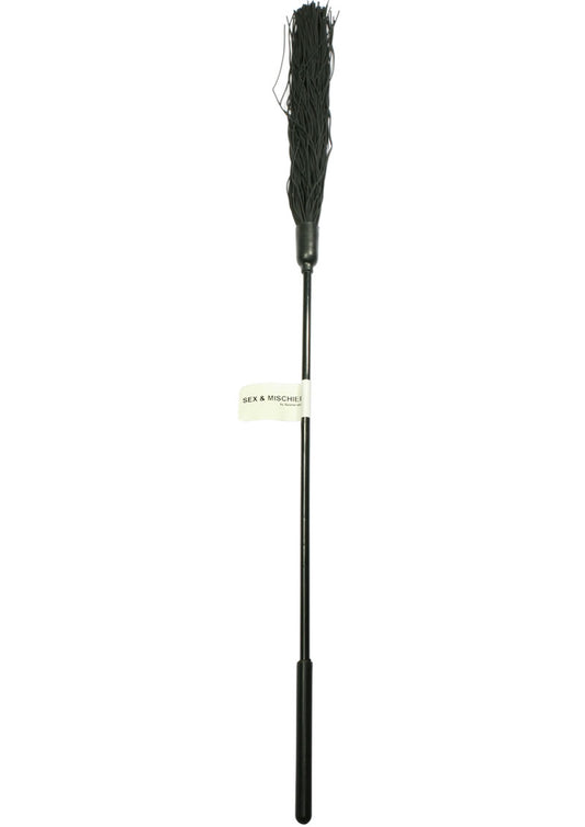 Sex & Mischief Rubber Tickler - Black