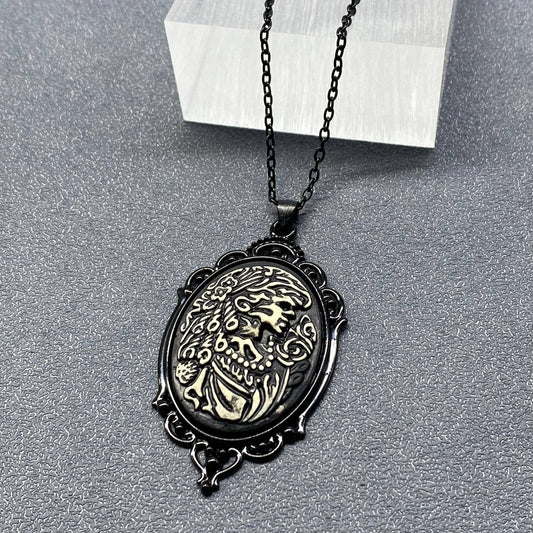Gothic Style Pendant Black Necklace - GT: C