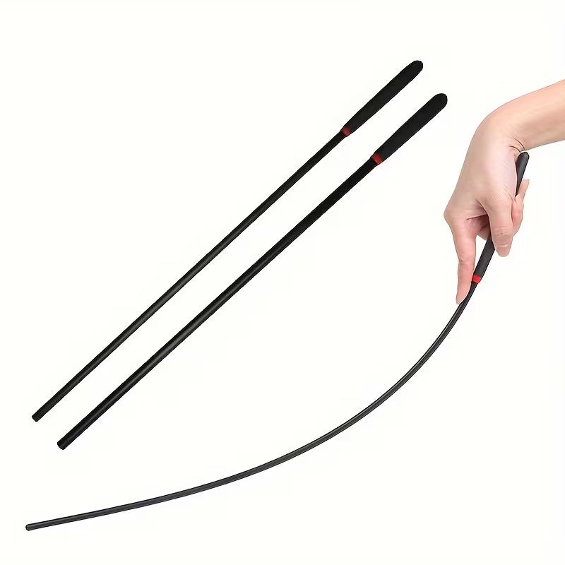 Black Resin Handle Riding Crop