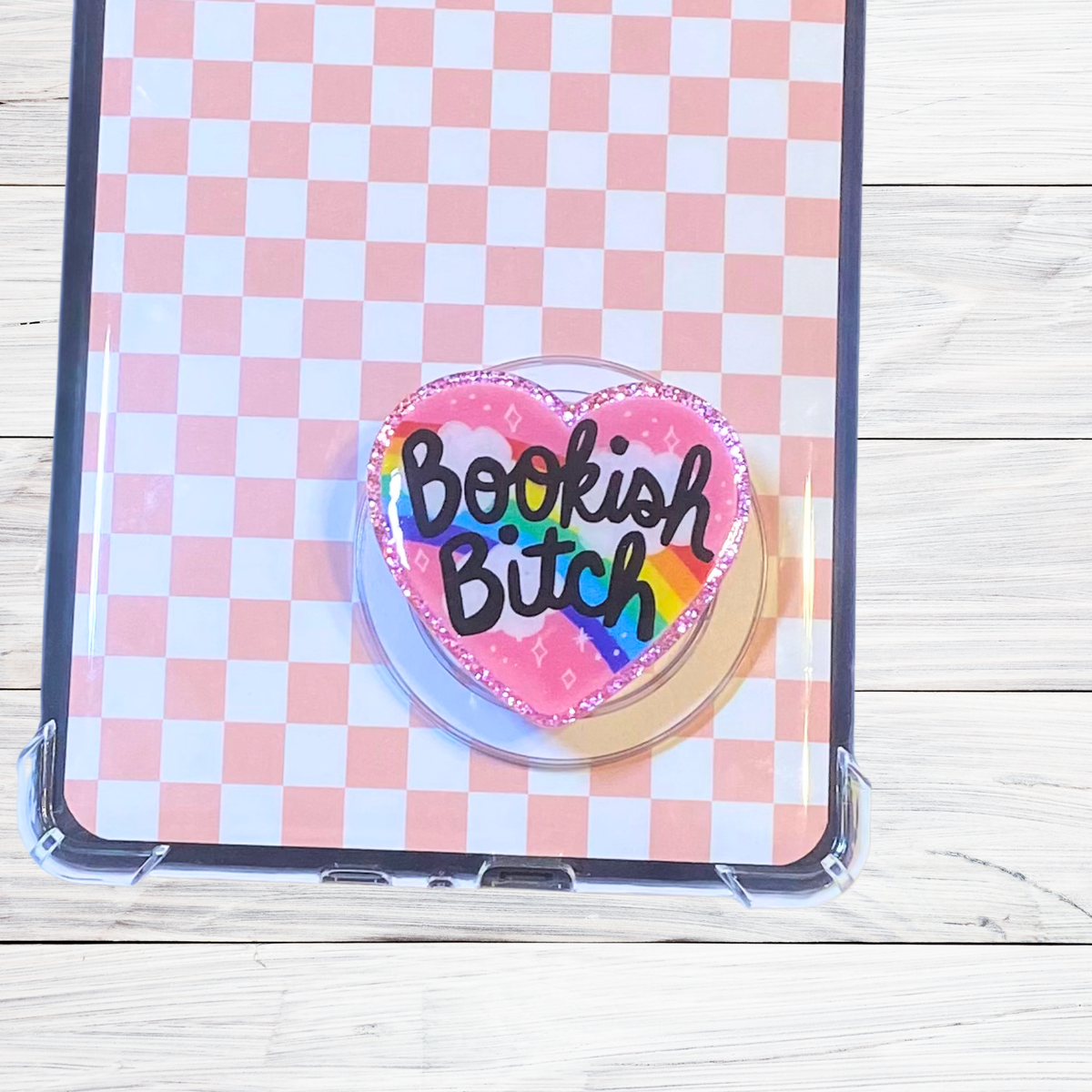 Bookish Bitch E-Reader, Phone Grip for all Devices - Magnetic Grip