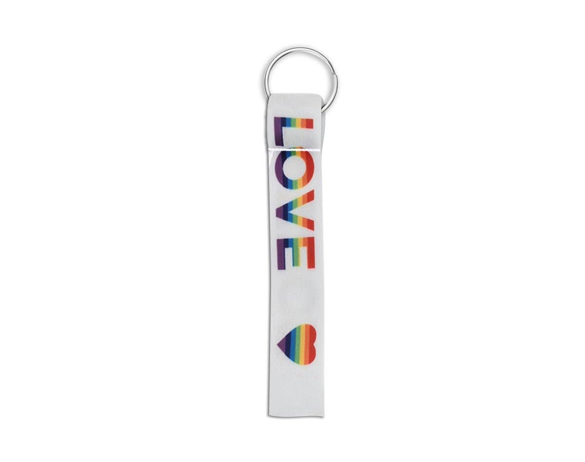 Love Is Love Lanyard Style Keychains