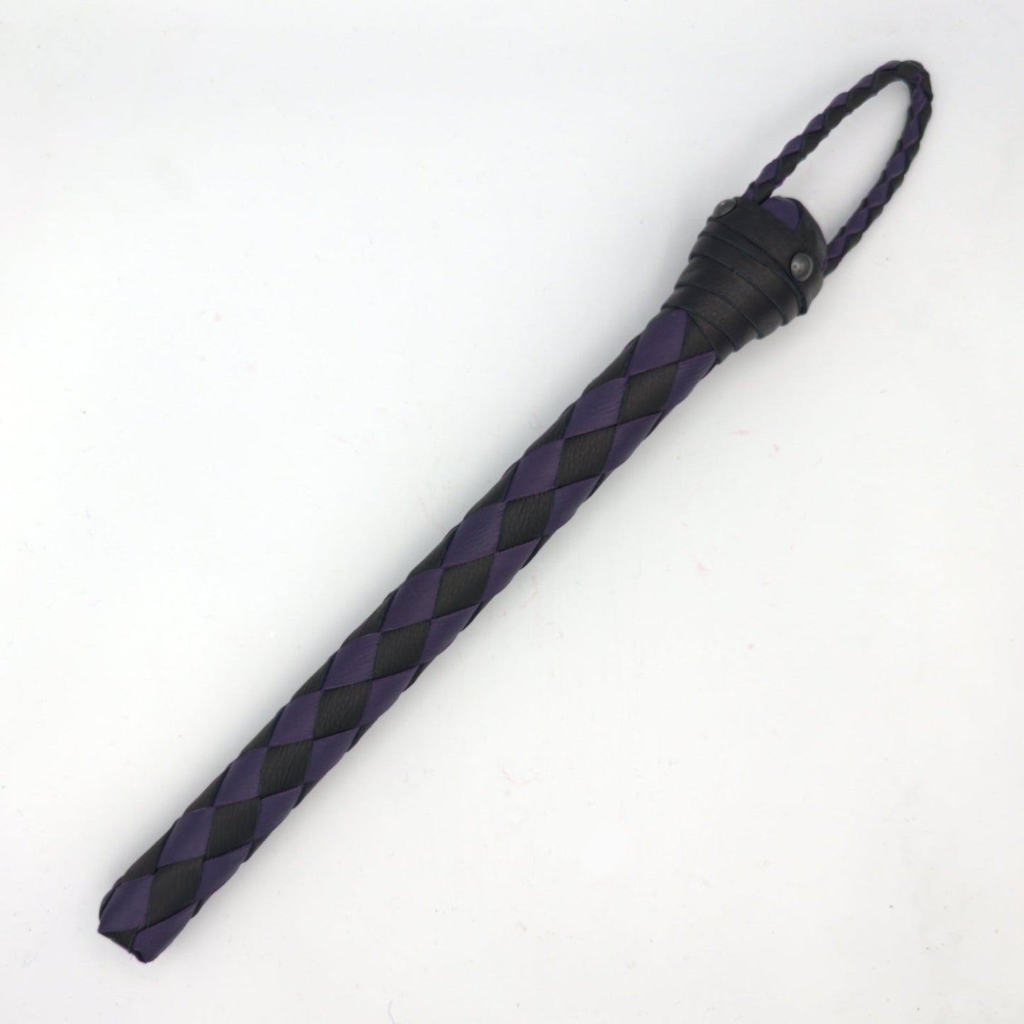 BraidJack! - Braided Leather Thumper - Braided Leather Paddle