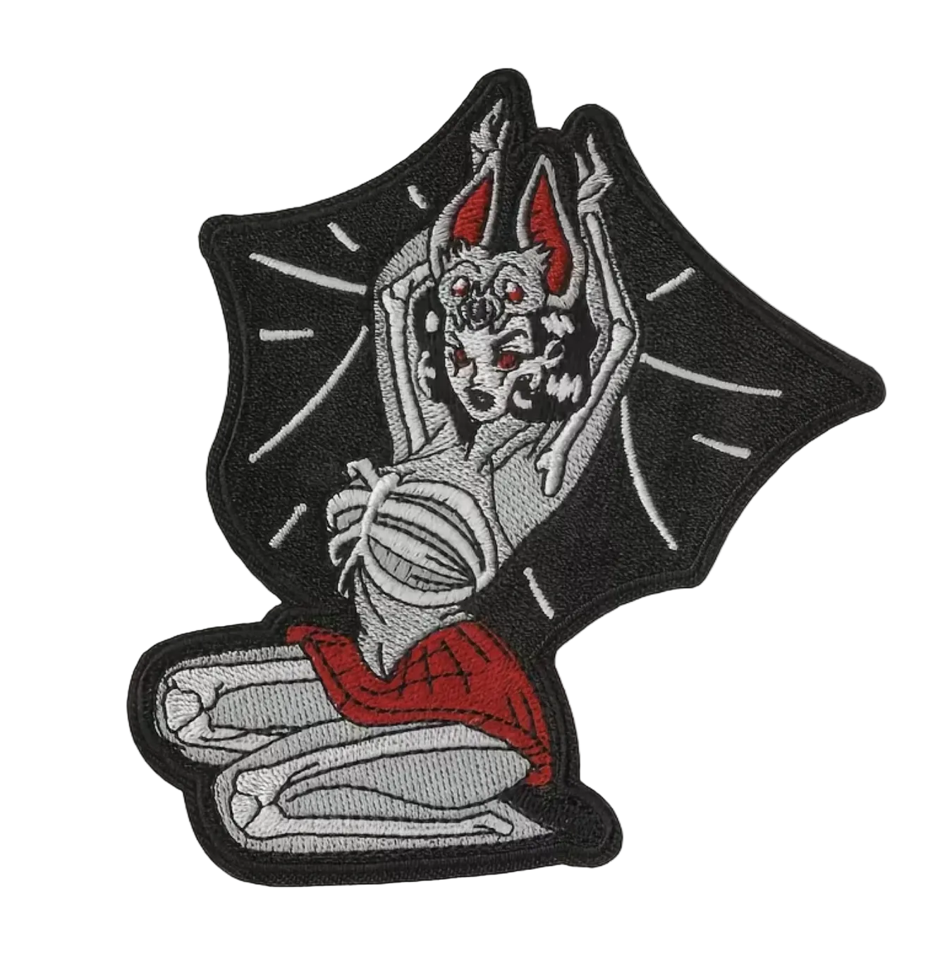 Bat Girl Embroidered Patch