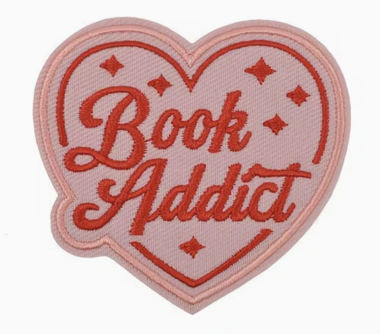 Book Addict Embroidered Patch
