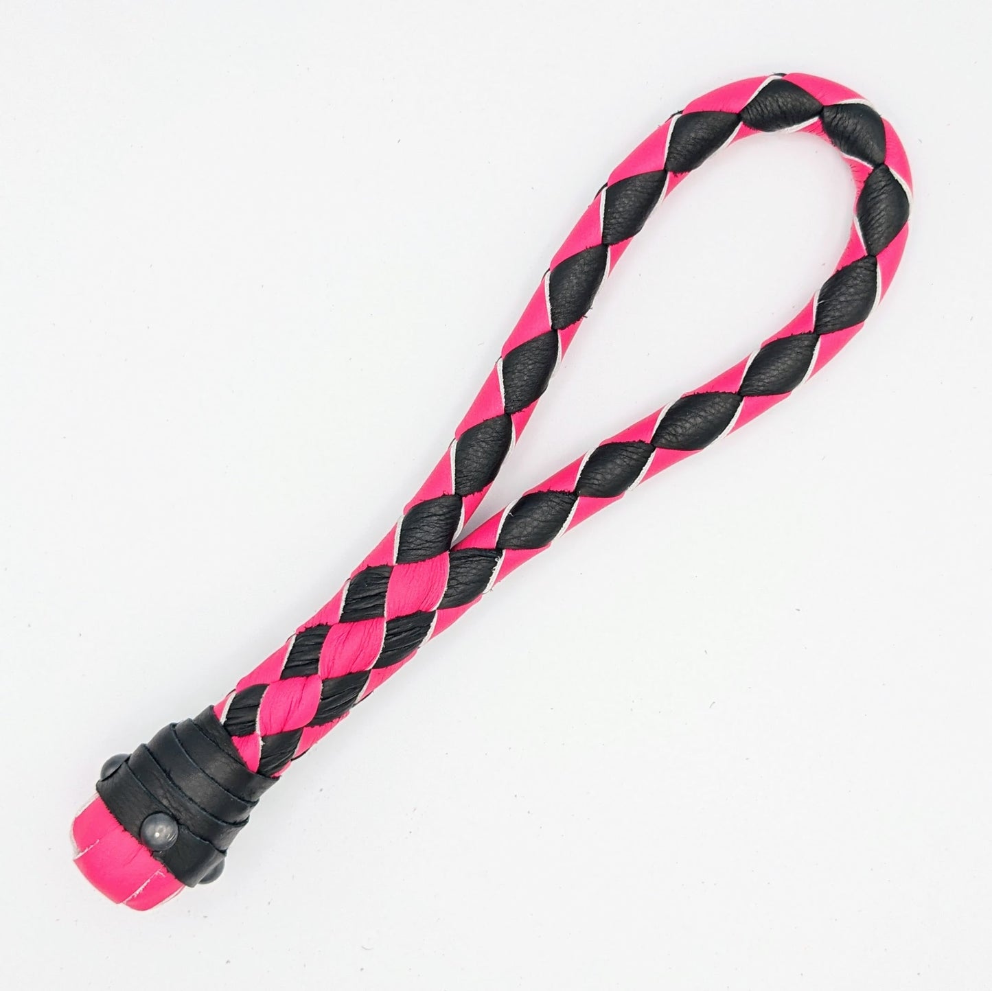 Braided Loop Cable Slapper  - Braided Leather paddle