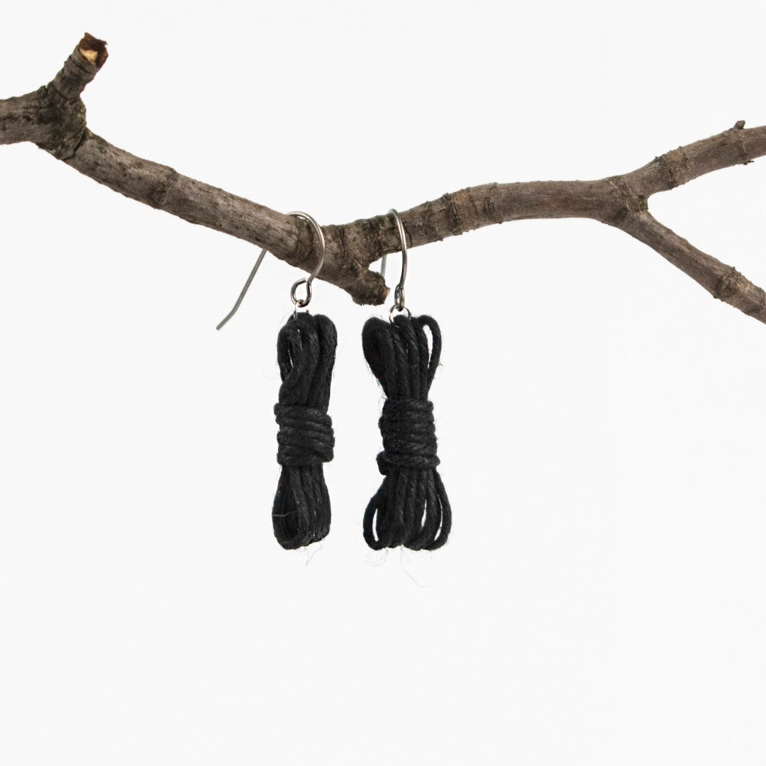 Bondage Rope Earrings - Bondage Earrings - BDSM Earrings - Kink Earrings