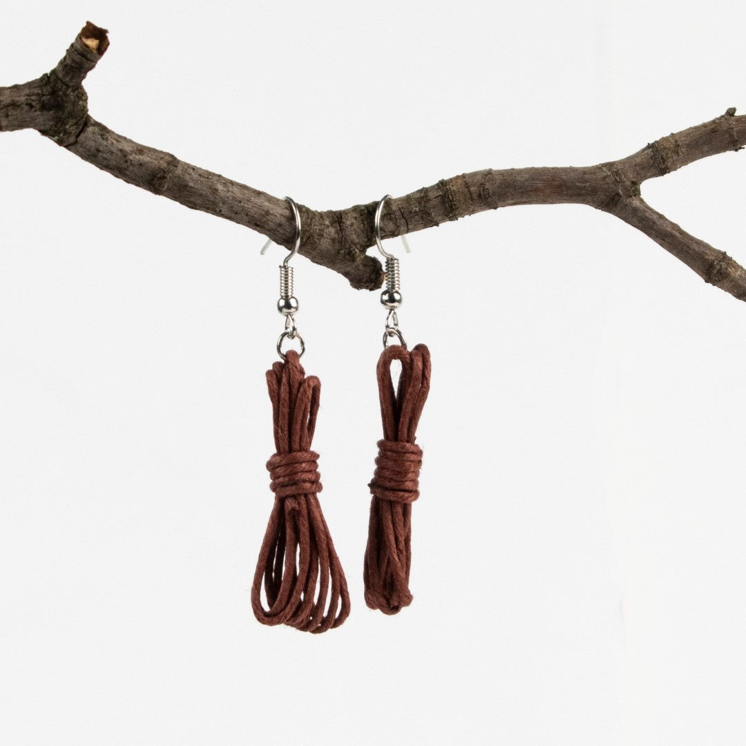 Bondage Rope Earrings - Bondage Earrings - BDSM Earrings - Kink Earrings