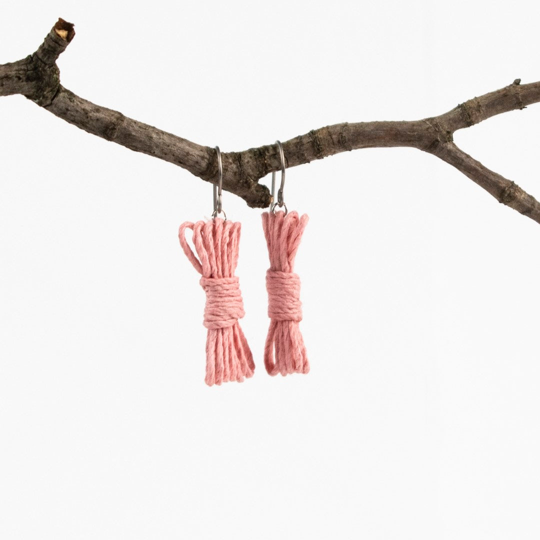 Bondage Rope Earrings - Bondage Earrings - BDSM Earrings - Kink Earrings