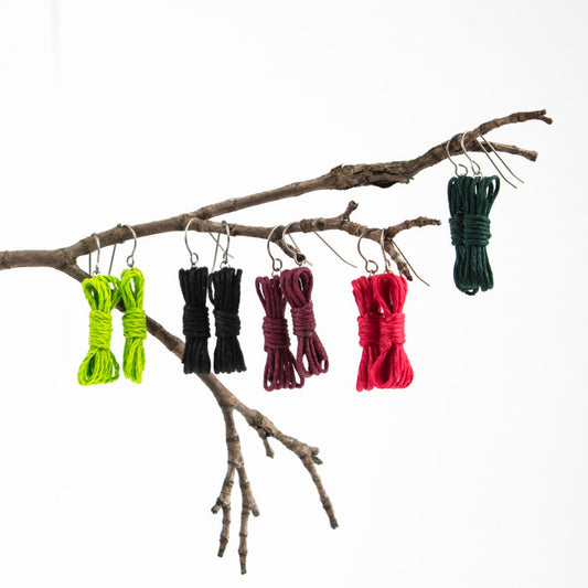 Bondage Rope Earrings - Bondage Earrings - BDSM Earrings - Kink Earrings