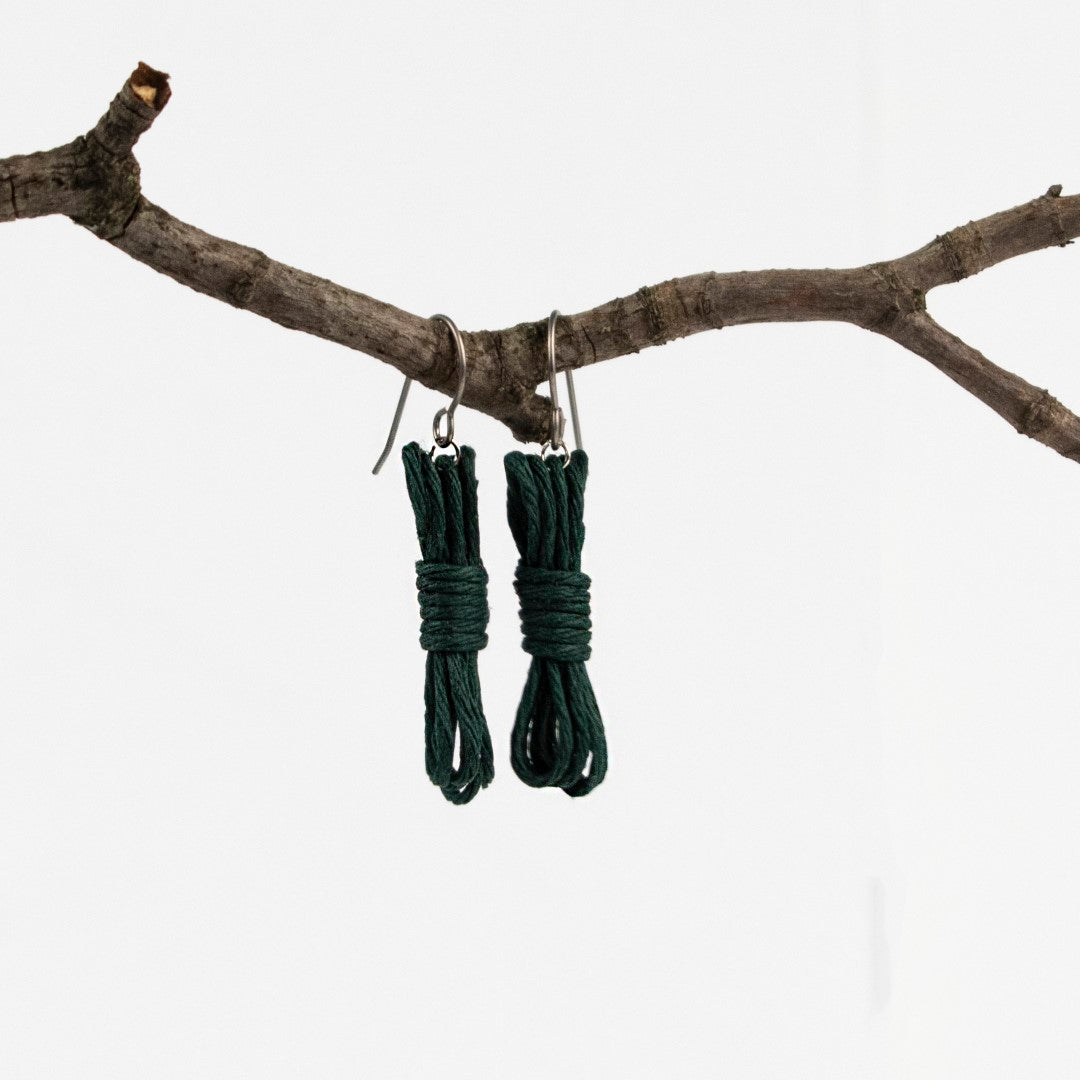 Bondage Rope Earrings - Bondage Earrings - BDSM Earrings - Kink Earrings