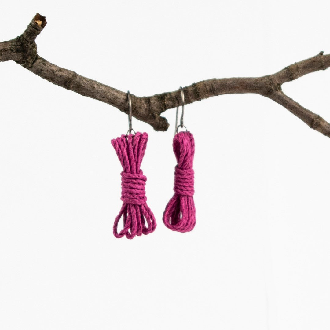 Bondage Rope Earrings - Bondage Earrings - BDSM Earrings - Kink Earrings