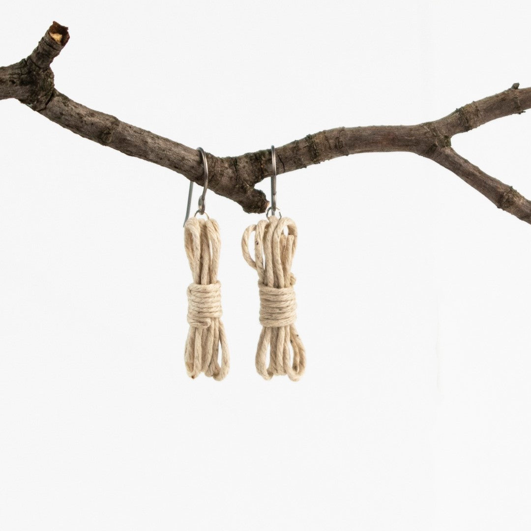 Bondage Rope Earrings - Bondage Earrings - BDSM Earrings - Kink Earrings