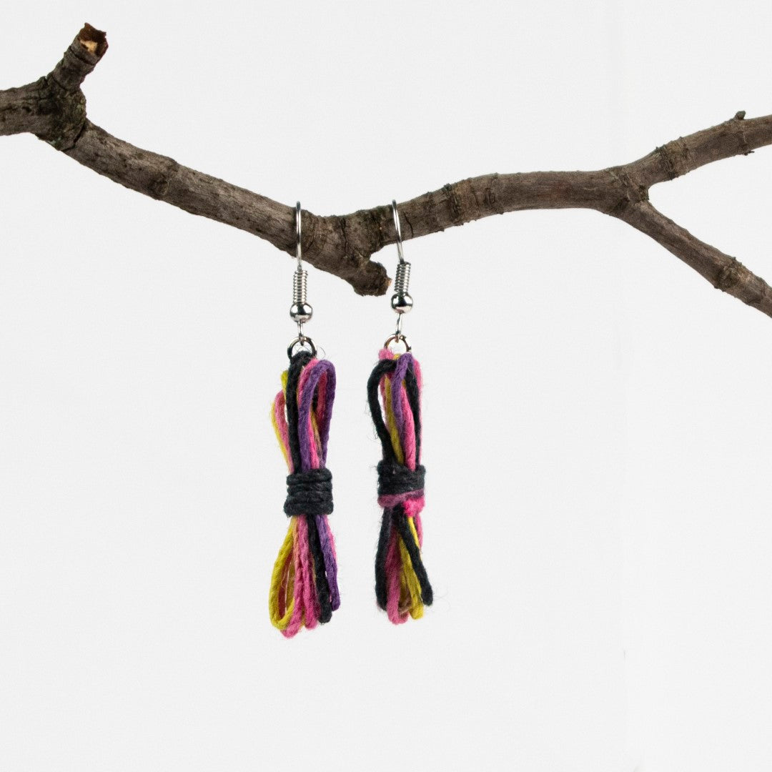 Bondage Rope Earrings - Bondage Earrings - BDSM Earrings - Kink Earrings