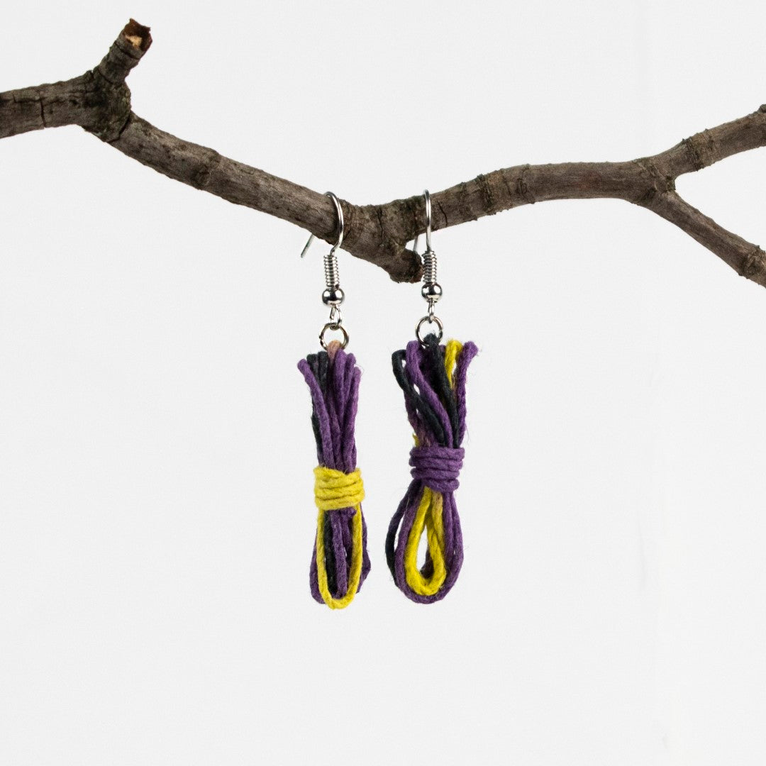 Bondage Rope Earrings - Bondage Earrings - BDSM Earrings - Kink Earrings