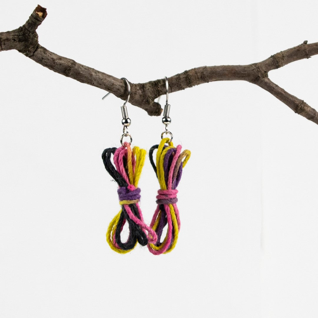 Bondage Rope Earrings - Bondage Earrings - BDSM Earrings - Kink Earrings