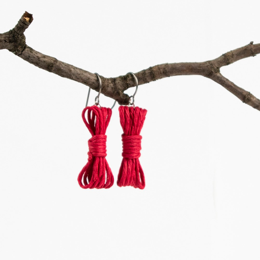 Bondage Rope Earrings - Bondage Earrings - BDSM Earrings - Kink Earrings