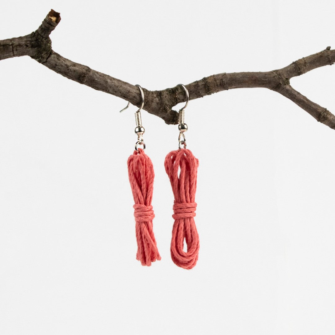 Bondage Rope Earrings - Bondage Earrings - BDSM Earrings - Kink Earrings
