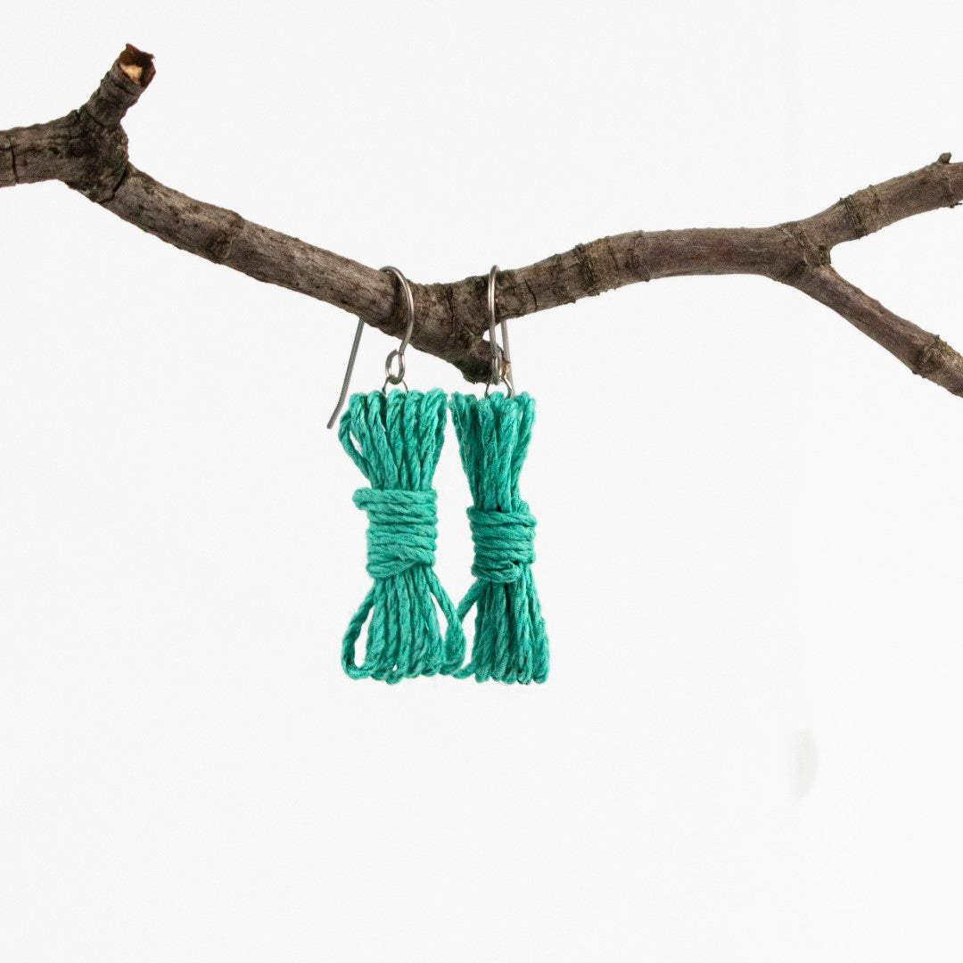 Bondage Rope Earrings - Bondage Earrings - BDSM Earrings - Kink Earrings