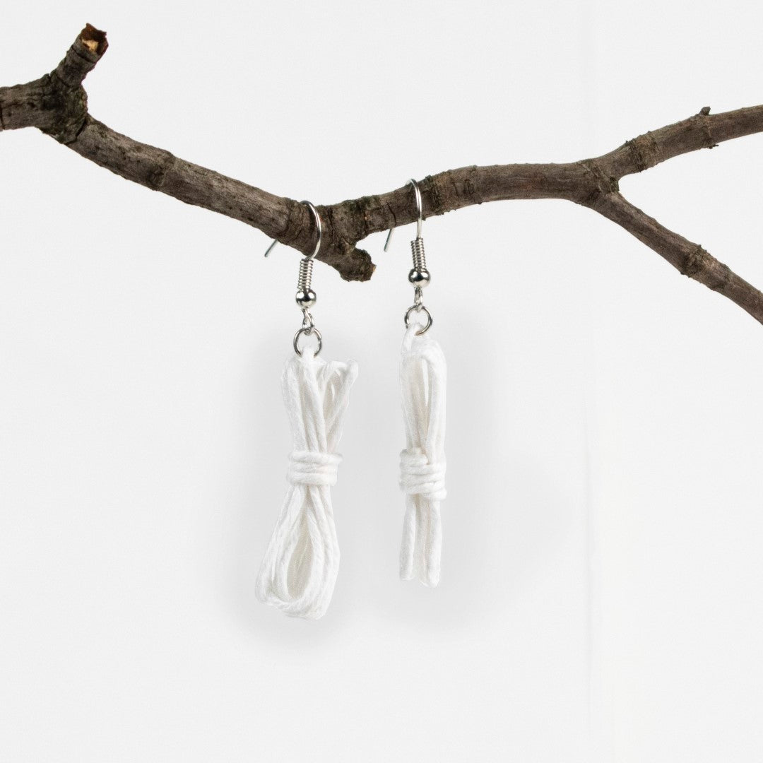 Bondage Rope Earrings - Bondage Earrings - BDSM Earrings - Kink Earrings