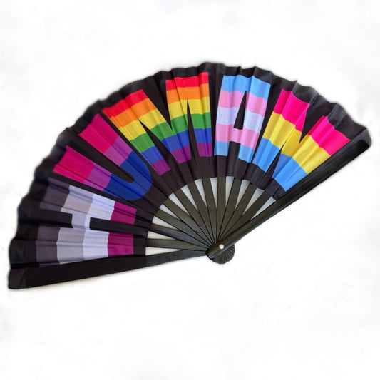 Human Rainbow Fan