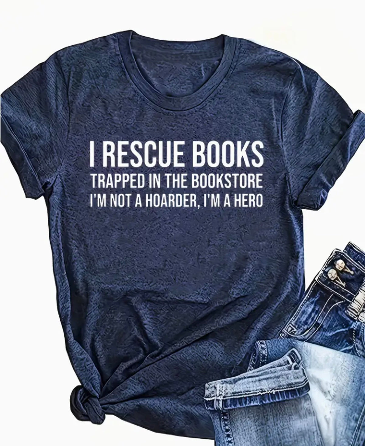 I Rescue Books T-Shirt