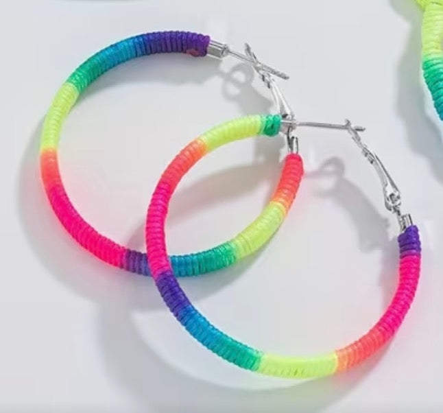 Neon Glow Earrings