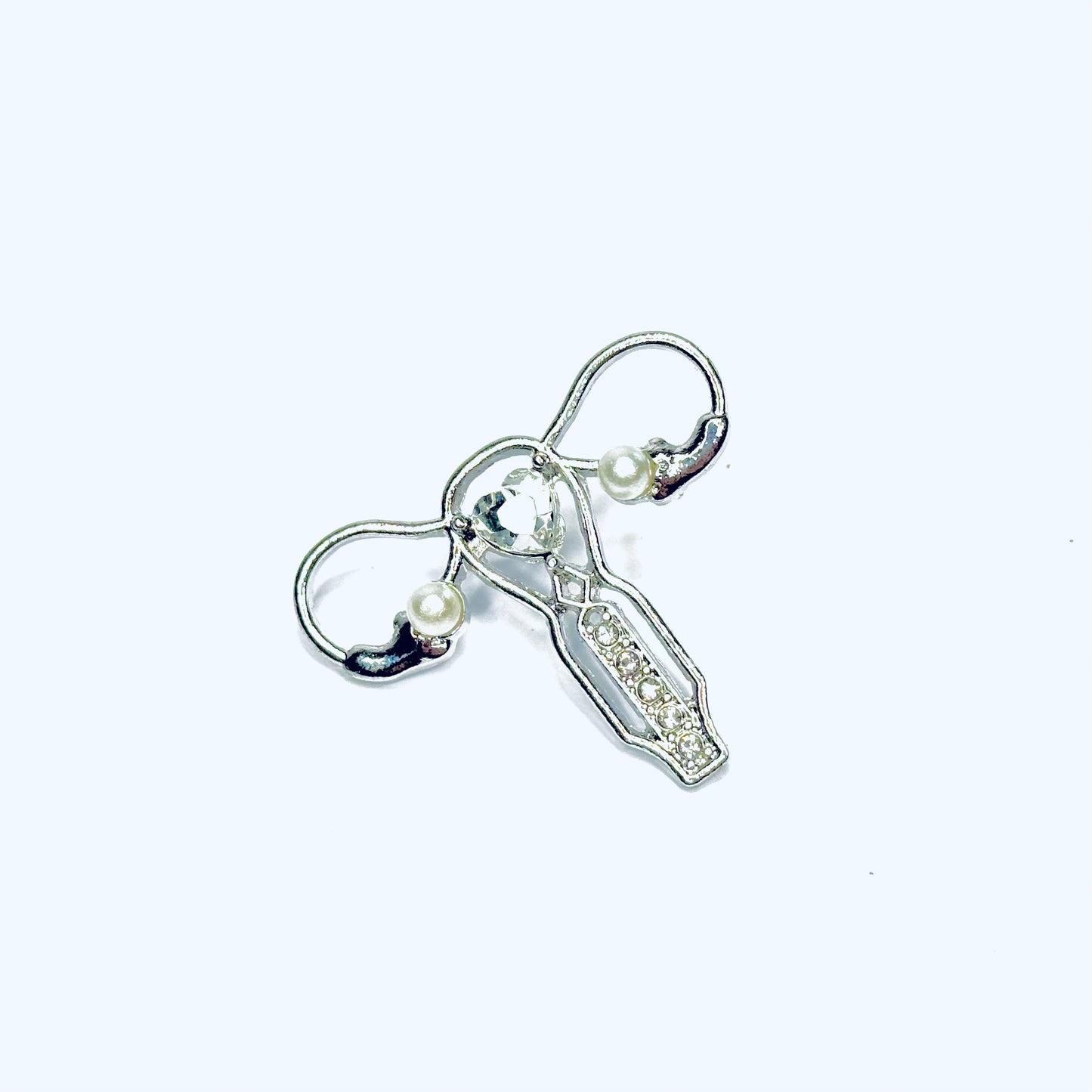 Uterus Pin - Silver