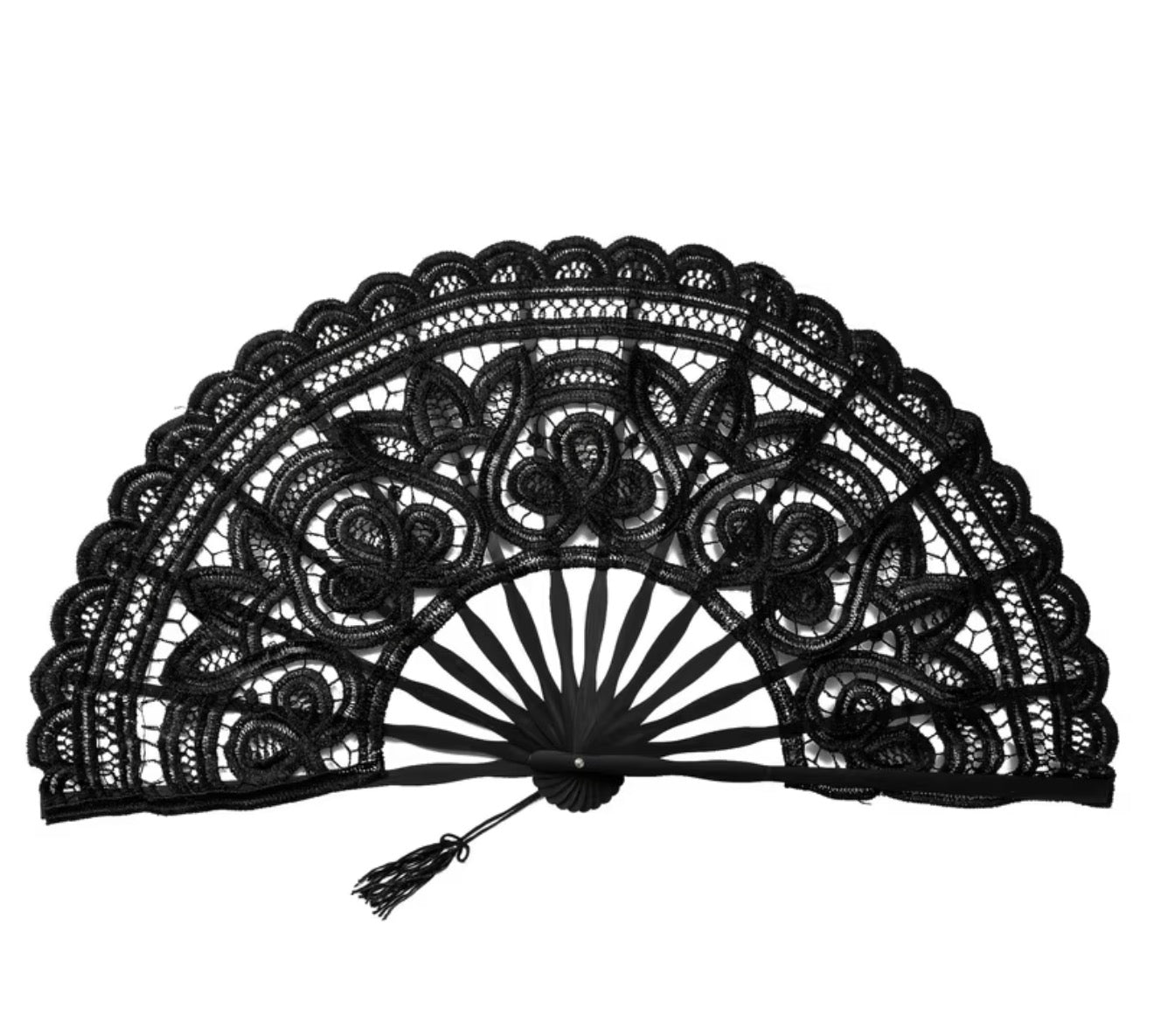 Black Lace Fan