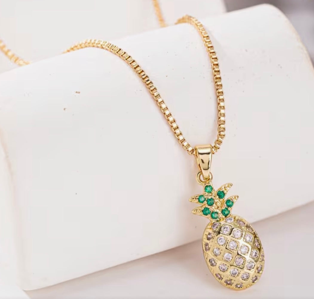 Pineapple Leaf Necklace