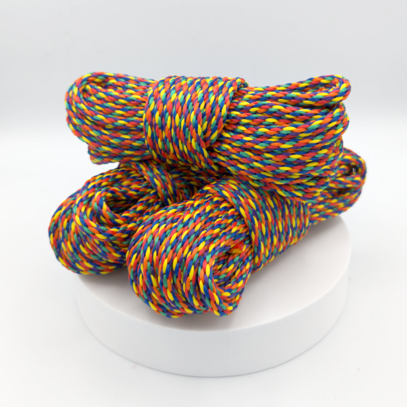 Rainbow Bondage Rope – 1/4" 6mm MFP – for Shibari or Suspension – Rainbow rope!