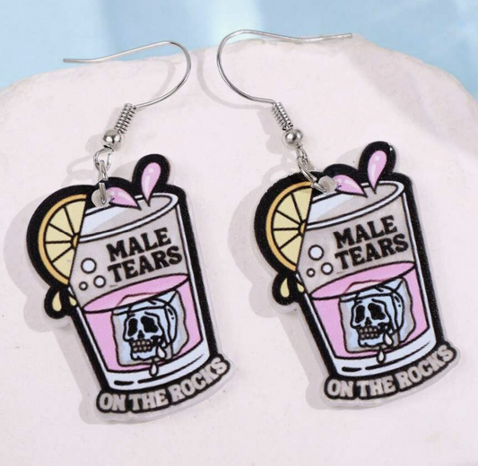 Male Tears Earrings