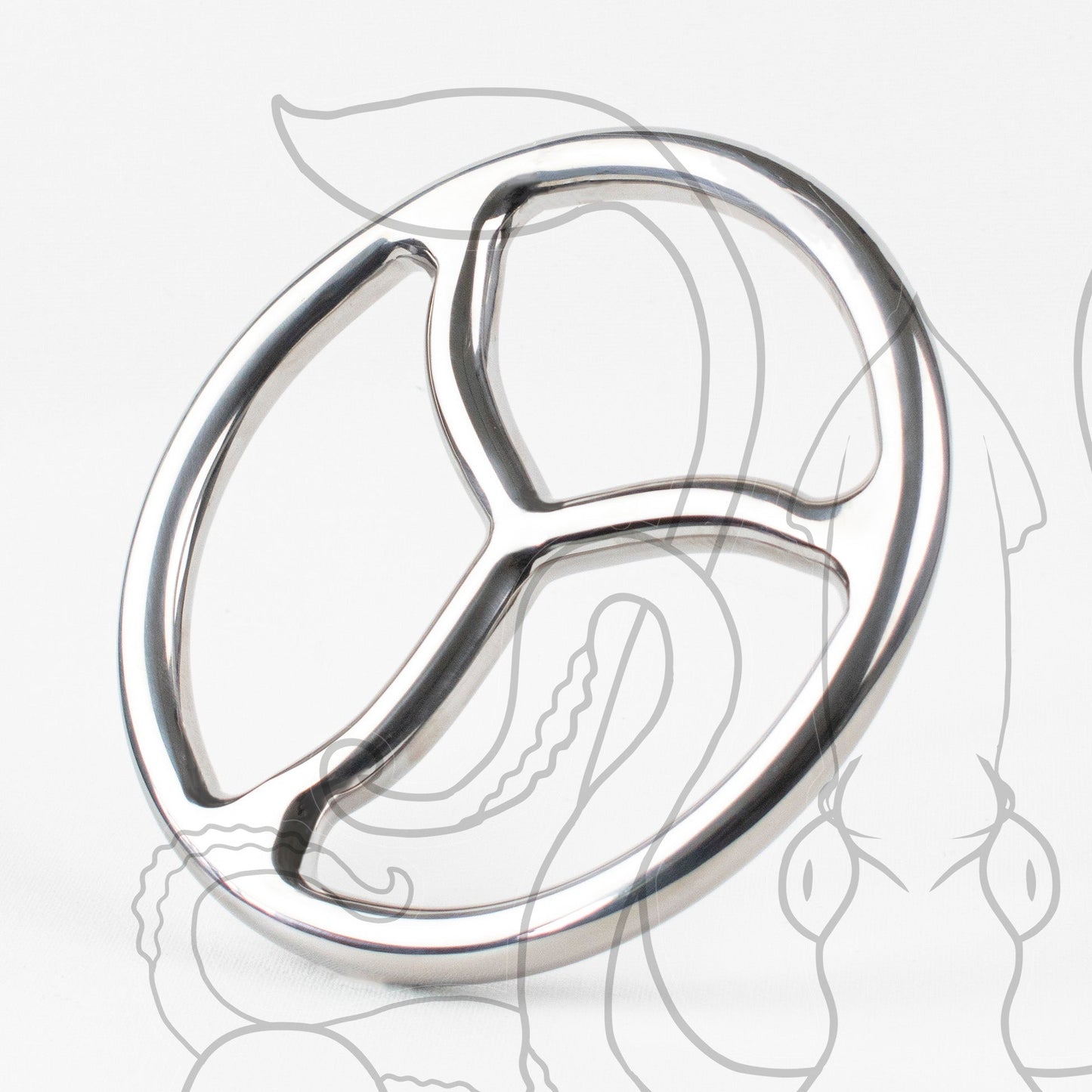 Classic Stainless Steel Suspension Rings 9in and 6in