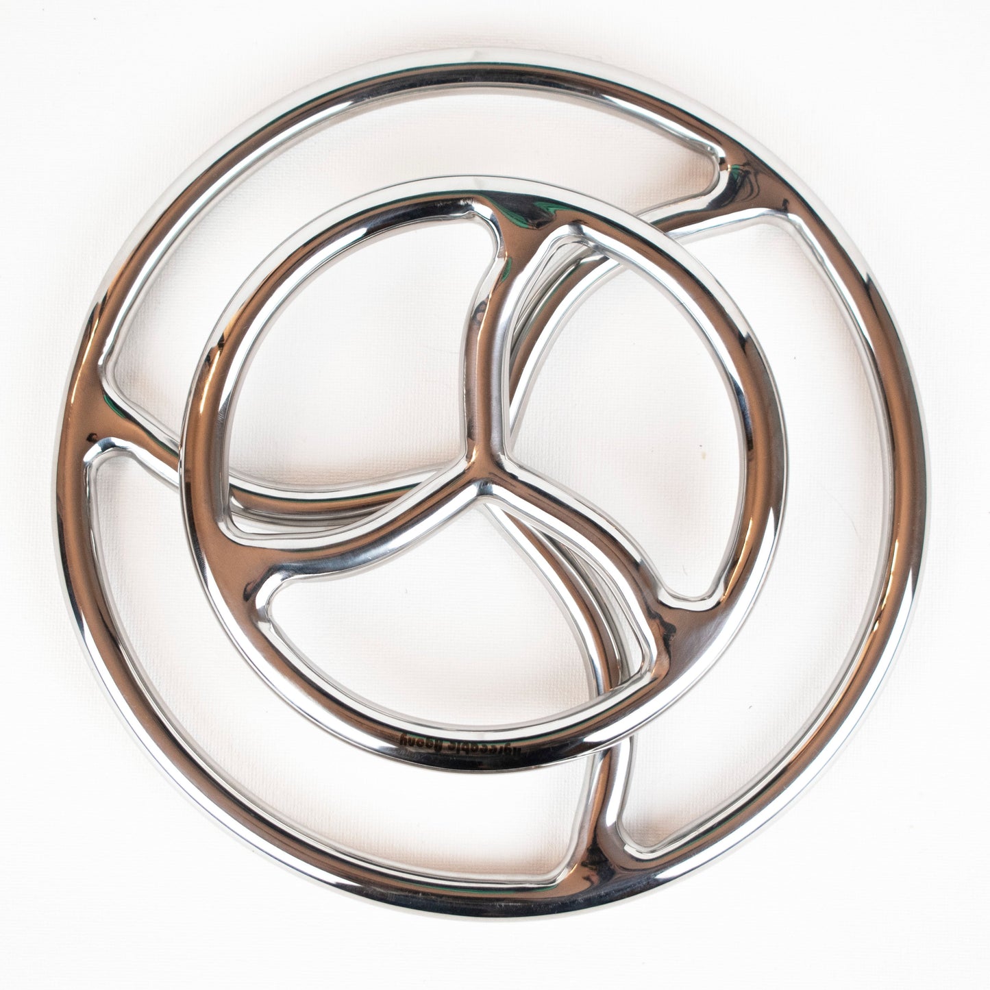 Classic Stainless Steel Suspension Rings 9in and 6in