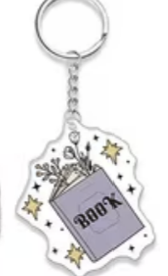Bookish Keychain/Bag Charm