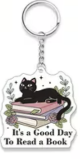Bookish Keychain/Bag Charm
